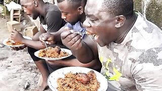 Eating funny moment