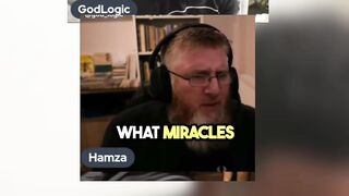 Godlogic vs a Muslim apologist Hamza