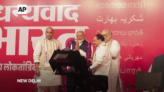 Indians react as Modi claims victory in election but drop in support forces him to rely on coalition