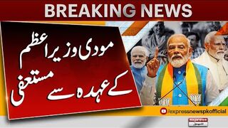 Indian PM Modi resigned after Elections 2024