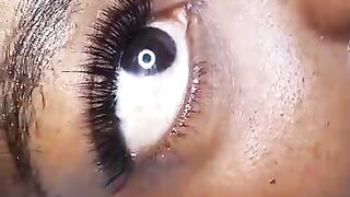 Lashes on freak.