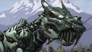 Grimlocks Rampage Transformers TLKAOE Fight Scene