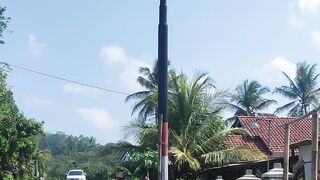 The coolness of the village