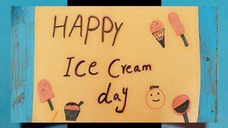 Ice cream day at school