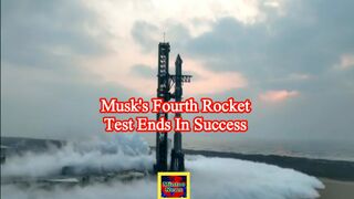SpaceX: Musk's huge Starship rocket splashes down in Indian Ocean