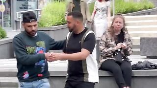 Sitting Between Group Prank