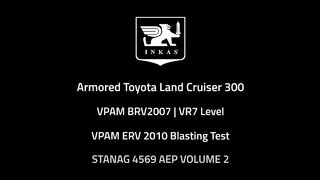 15kg of TNT vs. Armored Toyota Land Cruiser 300 VPAM VR7 & ERV2010 Blast & Ballistic Testing(1)