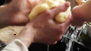 Making Butter at Home from Fresh Cream