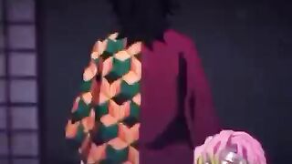 One of fighting Demon slayer