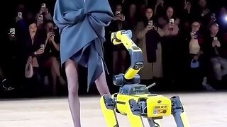 same brand that did the Bella Hadid spray on dress #coperni #fashionweek