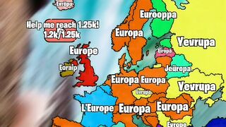How to say Europe in European countries #countries #mapping #europe