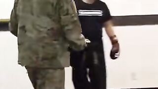 Father Surprises Son At Martial Arts Class....wait for it!
