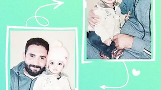 Yashal Shahid With His Father