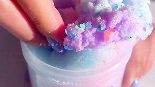 Playing with slime satisfying asmr