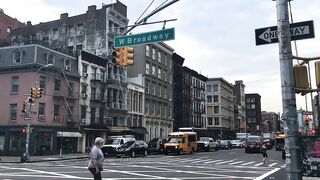 Broadway Street New York Crossing Usa America