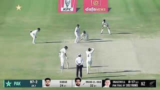 Babar Azam Run Out|Pakistan vs New Zealand|2nd Test Day 2 PCBs _PCB