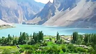 View of Attabad Lake Hunza Pakistan