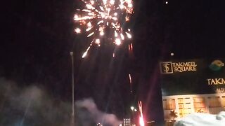 New year k moqy per atish bazi per bach gayi jan