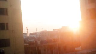 Sunset in winter in Lahore #weather is chill