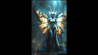 BAT AND BUTTERFLY
