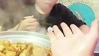 Little Boy Eating Time