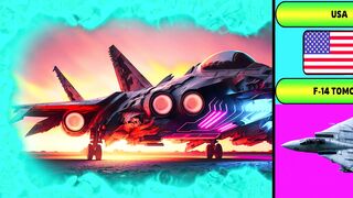 Fighter Jets From Different Countries