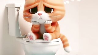 Beautiful cat singing