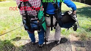 Pilot forget attached tourist with huqq | Very Dangerous |