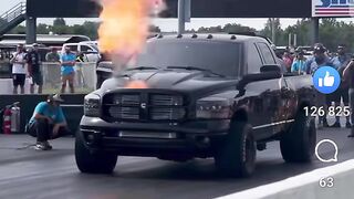 Burning car