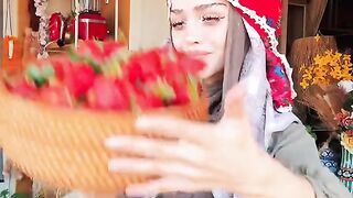 Strawberry ice tea ????#easyrecipe #summerrecipes