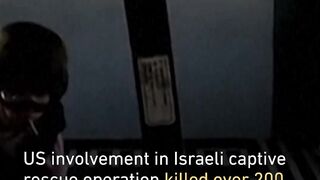 US-Israeli forces carry out massacre killing 210 Palestinians to rescue 4 hostages