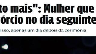 Mulher casa com ela mesma