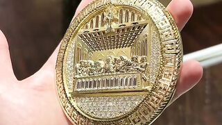 Real Gold Big Boy Last Supper Pendant