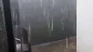 Rain and heavy snowfall