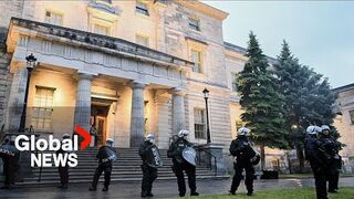 Montreal police arrest 15 after pro-Palestinian protesters occupy McGill University building