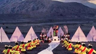 The unique culture on Mount Bromo