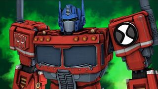 Ben 10 into Smite Optimus Prime Transformation