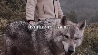 5 Times To Be Quite