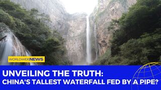 Unveiling the Truth: China's Tallest Waterfall Fed by a Pipe?