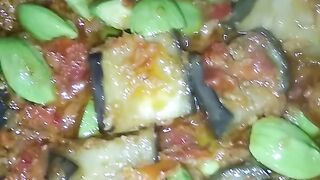 Terong pete bumbu balado