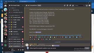 Free evaluation funded account in discord link