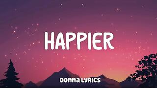 Olivia Rodrigo - Happier (Lyric Video) | Conan Gray, Madison Beer,...