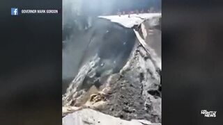 Wyoming road collapses ahead of tourist season