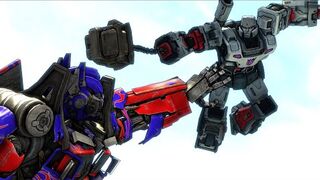 Optimus Prime Vs Megatron 2007 Alternate Ending! Transformers Fight Scene
