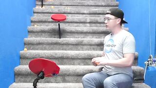 4 Plate Pong Trickshot #shorts