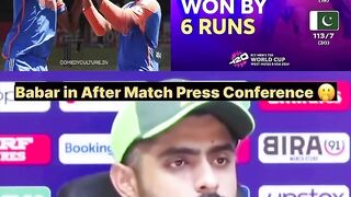 Pakistan captain Babar Azam interview after match.
