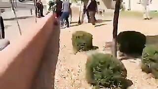 suspect shoots and wounds a woman