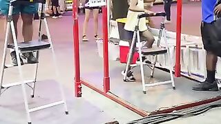 Holding on at the state fair