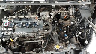 Toyota Yaris engine removal