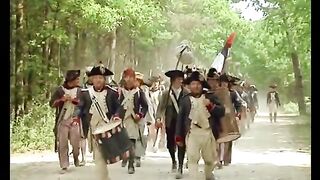 Battles of the era of Revolutionary France on the fronts of Europe. Movie scenes. End of the 18th c.